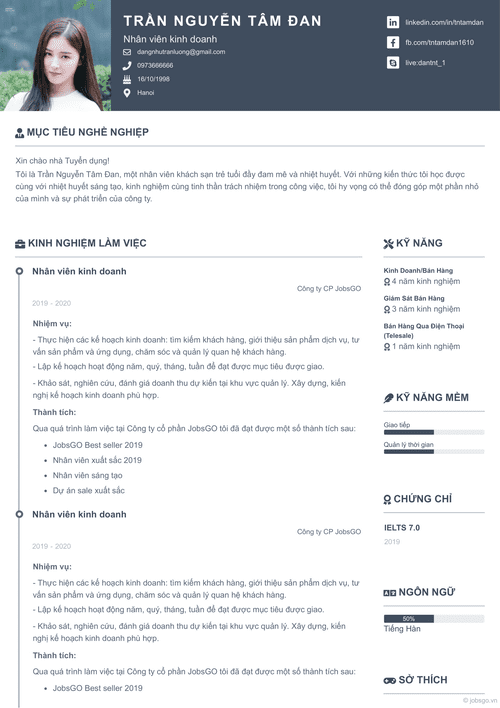 JobsGO CV