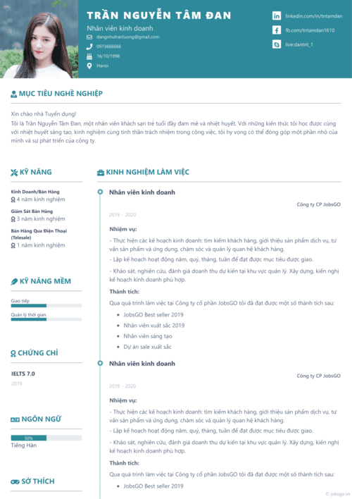 JobsGO CV