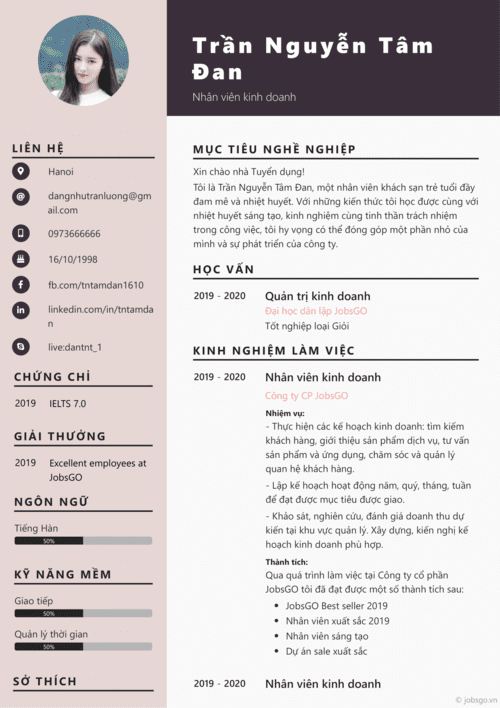 JobsGO CV